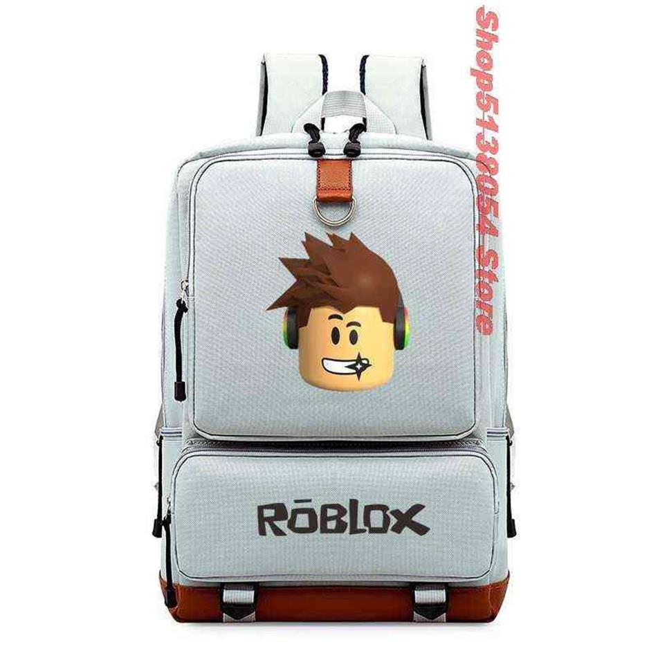 Backpack de bolsas escolares roblox para adolescentes garotas crianças garotos garotos viagens de mochila laptop bolsa escolar3163