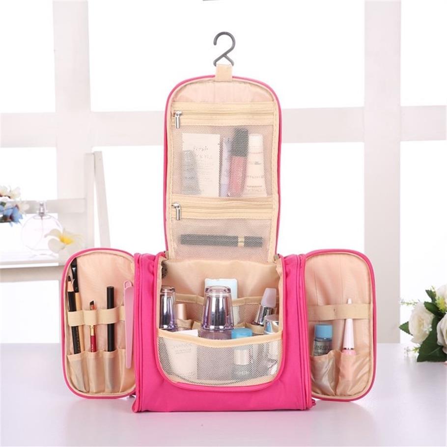 Cosmetic Bags Cases Waterproof Nylon Travel Organizer Bag Unisex Women Cosmetic Bag Hanging Travel Makeup Bags Washing Toiletry Ki295j