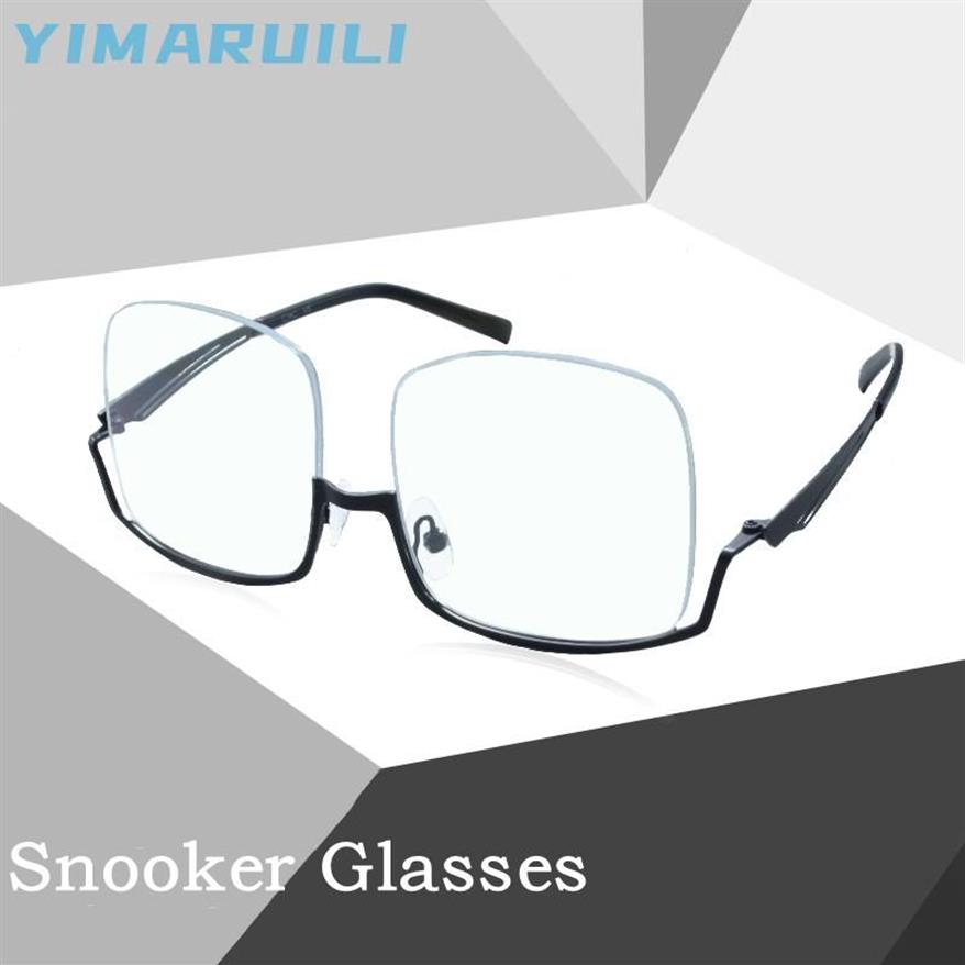 Lunettes de soleil de mode Cadres Billard Neuf Ball Snooker Lunettes Large Champ de Vision Personnalisé Myopie Hypermétropie Astigmatisme Cadre Y307T