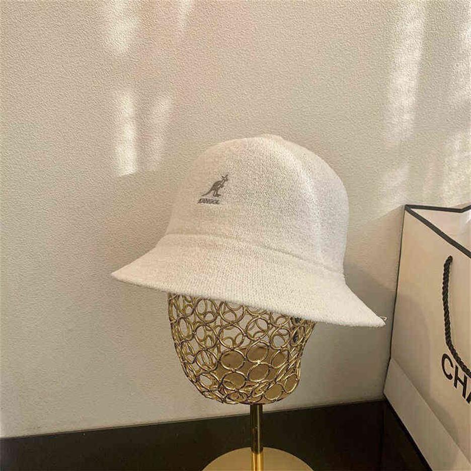 Kangaroo Bob Women Hat Men Bucket Hip Hop Fisherman Hat Large Kangol Hat Unisex Casualna kolekcja różnych stylów H220419260W