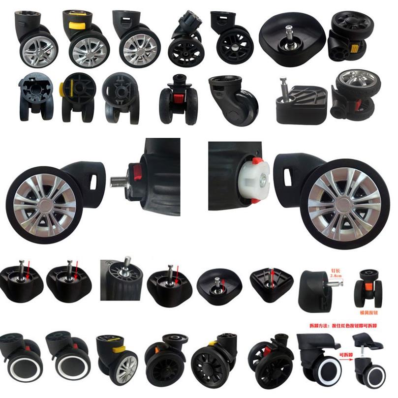 Bag Parts Accessories Suitcase Luggage Replacement Dismountable Removable Universal Wheels Plug-In Detachable Wheel Pulley Repair 268K