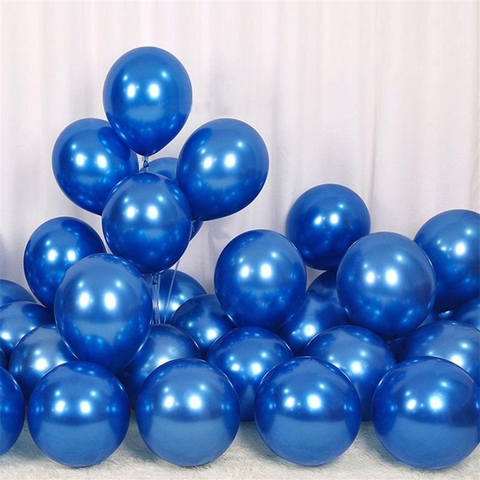 Bunte Latex-Helium-Luftballons, metallischer Ballon, Hochzeit, Geburtstag, Party, Dekoration, Luftballons, 12 Zoll, 100 Stück, Set233S
