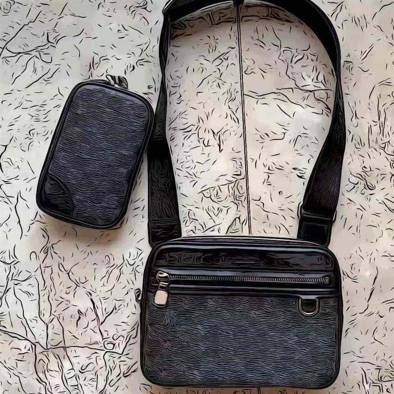 0018 Design Um conjunto elegante de duas peças Mensageiro Postman Bag Adequado para a escolha da moda da vida cotidiana3163