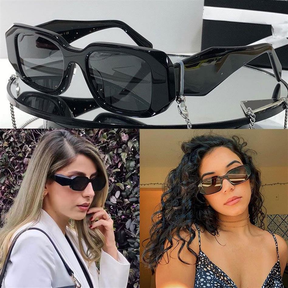 Official new Womens P home sunglasses PR 17WS designer glasses ladies stage style high quality Fashion concave-convex three-dimens275Q