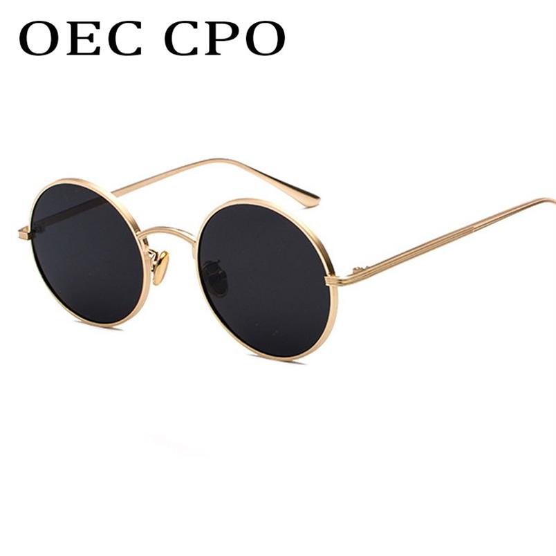 OEC CPOFashion Vrouwen Zonnebril Mannen Vintage Ronde Zonnebril Vrouwelijke top goede Legering Rijden Oculos De Sol Mannelijke UV400L149267J