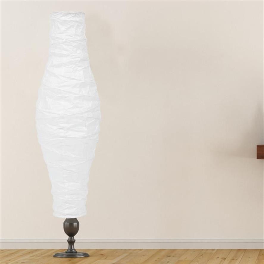 Floor Lamps Lamp Shade Paper White Rice Japanese Standing Oval Bedroom Tall Reading Sofa Replacement Simple LampshadeFloor246R