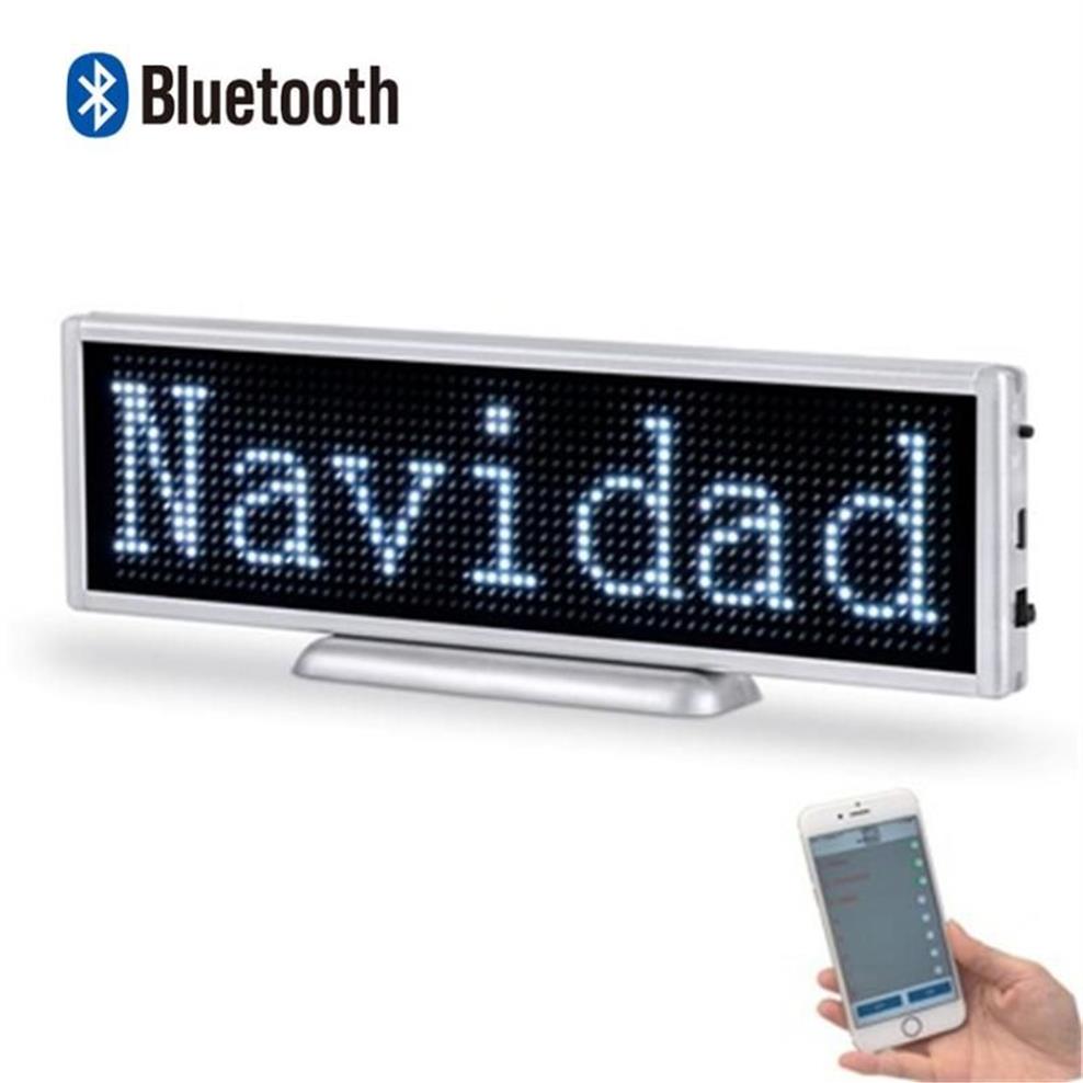 21cm P3mm Bluetooth Letrero LED -skylt Programbar rullningsdisplaypanel för butiksföretag som kontrolleras av mobilapp DIY -moduler271u