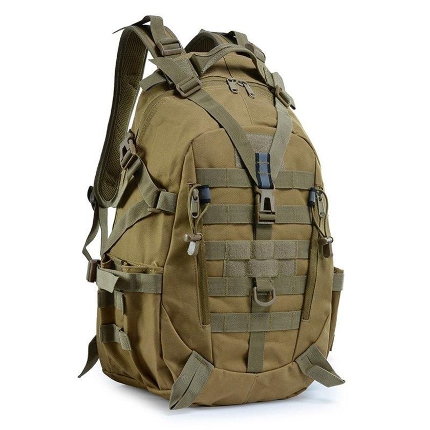 40L Camping Backpack Bag taktyczny Mężczyźni torby podróżne taktyczne armia Molle Climbing RucksAck Turing Outdoor Sac de
