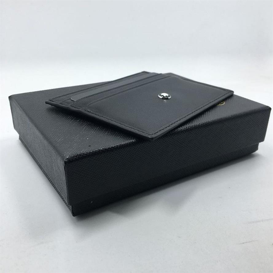 Black authentine cuir credit Cartersrs Business Men Host Quality Slim Bank Card Case 2017 Nouvelles arrivances Carte d'identité de mode Pourse Fre302r