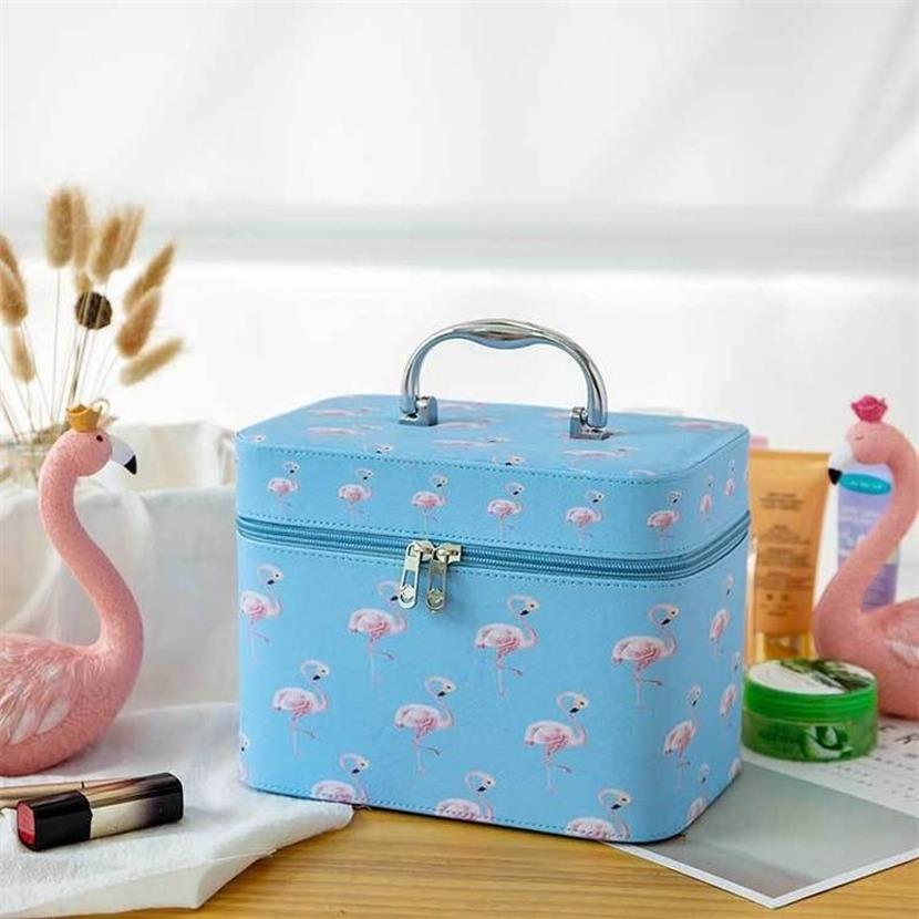 Cosmetic Case Bag Pu Storage Cosmetics Suitcase Makeup Pouche Sacs Cas214H