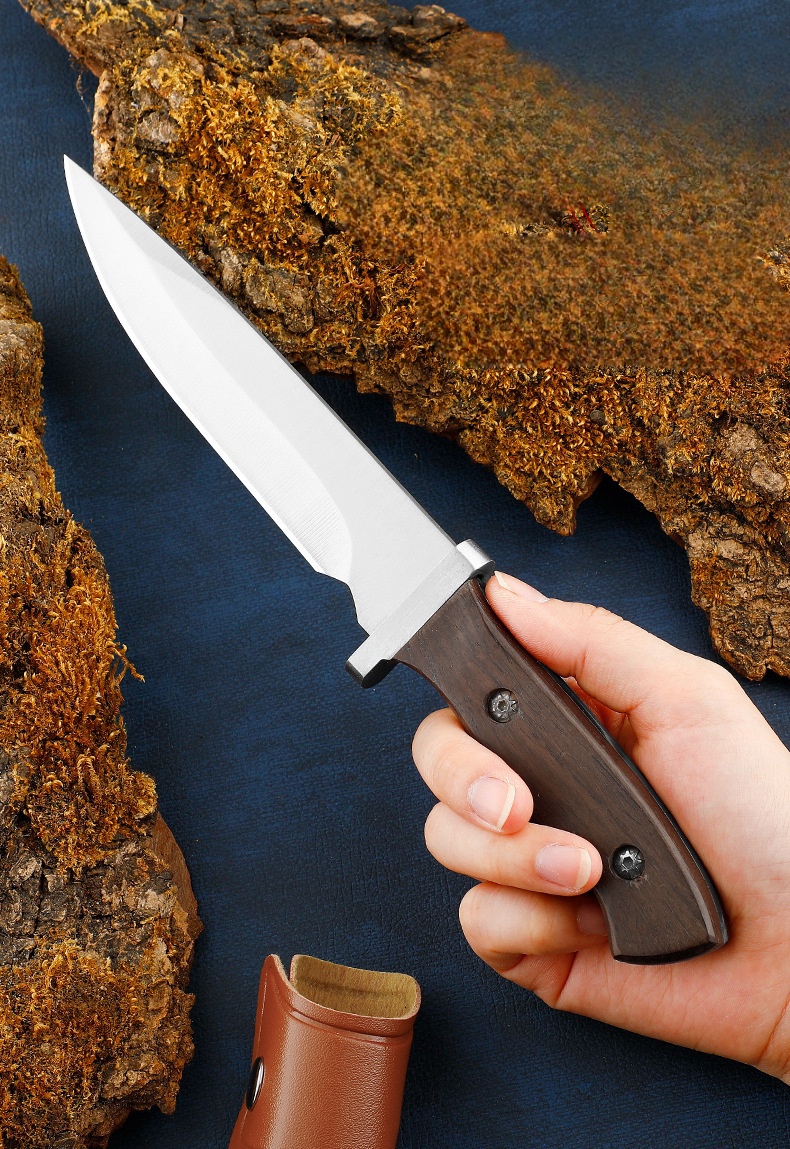 Knife self-defense outdoor survival knife sharp high hardness field survival tactics carry straight knife blade Sharp, high-end, high-quality, and exquisite