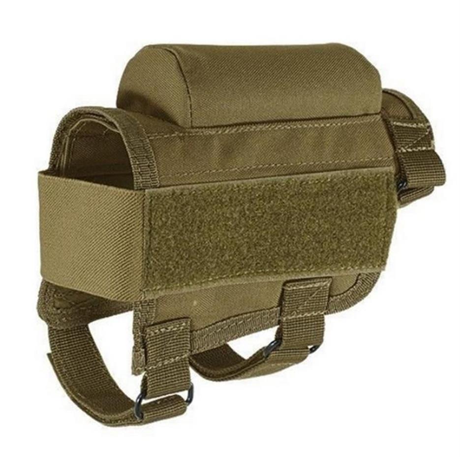 Stuff Sacks Hunting Field CS Multi-Purpose Tactical Patrones Bag Cheek Rest Rifle Stocks med Carrying Case 7 Rounds317T