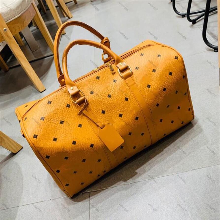 Men Womens Handbags Bag Leather Travel Bags High quality Handle Luggage Gentleman Business Work Tote with Shoulder Strap Big Size303d