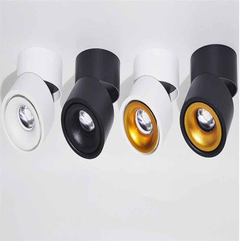 Downlight 10W Opklapbaar Spoorlicht COB Plafondspot Woonkamer Achtergrond Muur Museumlicht 85-265V313x