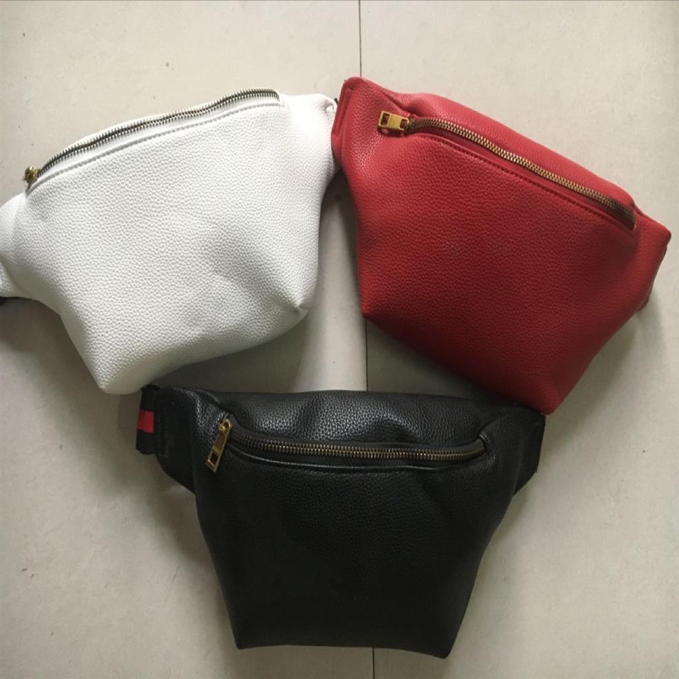 NEW top pu Design Waist Bag Black cowhide Heart waist Bags wallet Women Red waist crossbody bag shoulder bags #G65822754