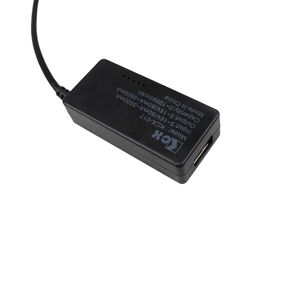 Amperímetro de cauda preto e branco, display lcd, mini usb, tensão, capacidade de corrente, testador, medidor, detector, testador de energia móvel