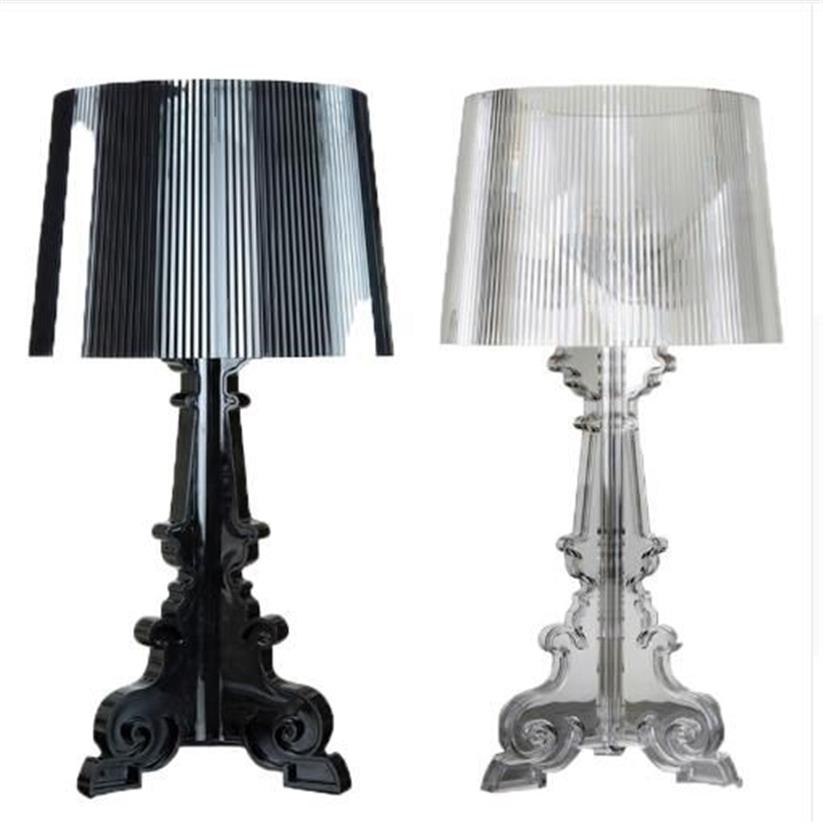 Lampa stołowa LED Bedlamp sypialnia salon Acryl biurka Lampa łóżka Lampa Bórze Lampa cień Stół Light Noc odczytu Abajur Lamparas de336f