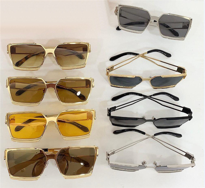 Yeni Moda Tasarım Kare Şekli Pilot Güneş Gözlüğü Z1991U Zarif Metal Çerçeve Basit ve Cömert Stil Yüksek Uçlu Açık UV400 Koruma Gözlükleri