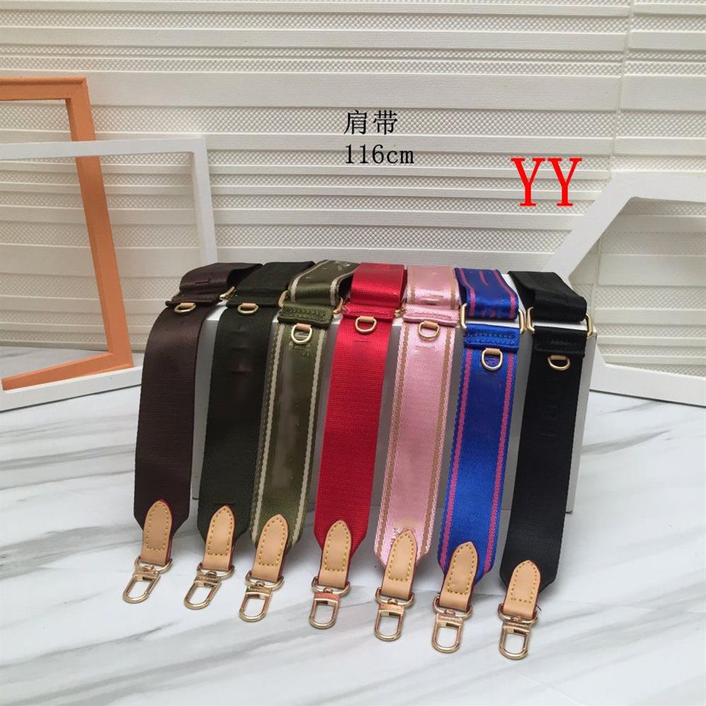 Pink Black Green Blue Coffee Red Shoulder Straps for Set Bags Women Crossbody Bag Fabric Bag Parts Strap 202221T