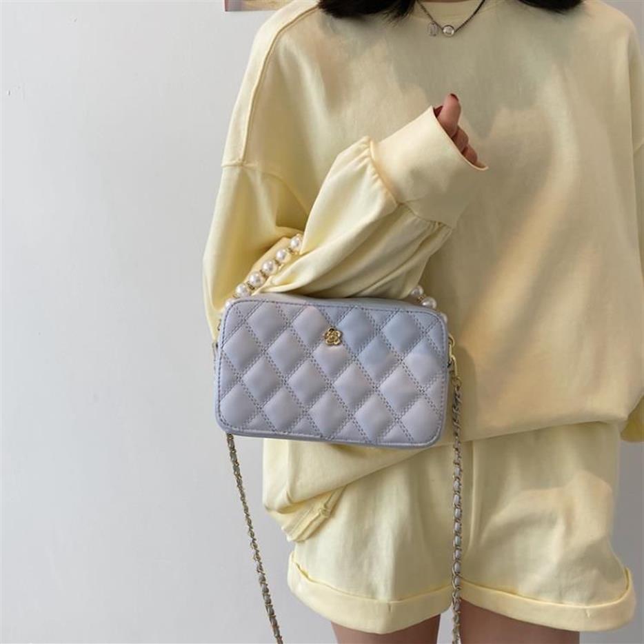 Cross Body Handbags for Women Wild Rhombus Shoulder Bag Korean Fashion Western Style Small Round High Quality Messenger215L