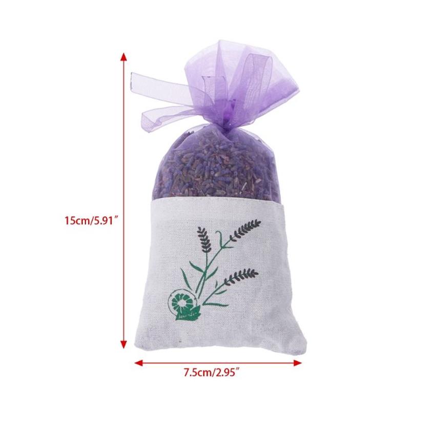 Borsa bustine di fiori secchi con germogli di lavanda naturale, aria aromatica la casa, rinfrescante230R