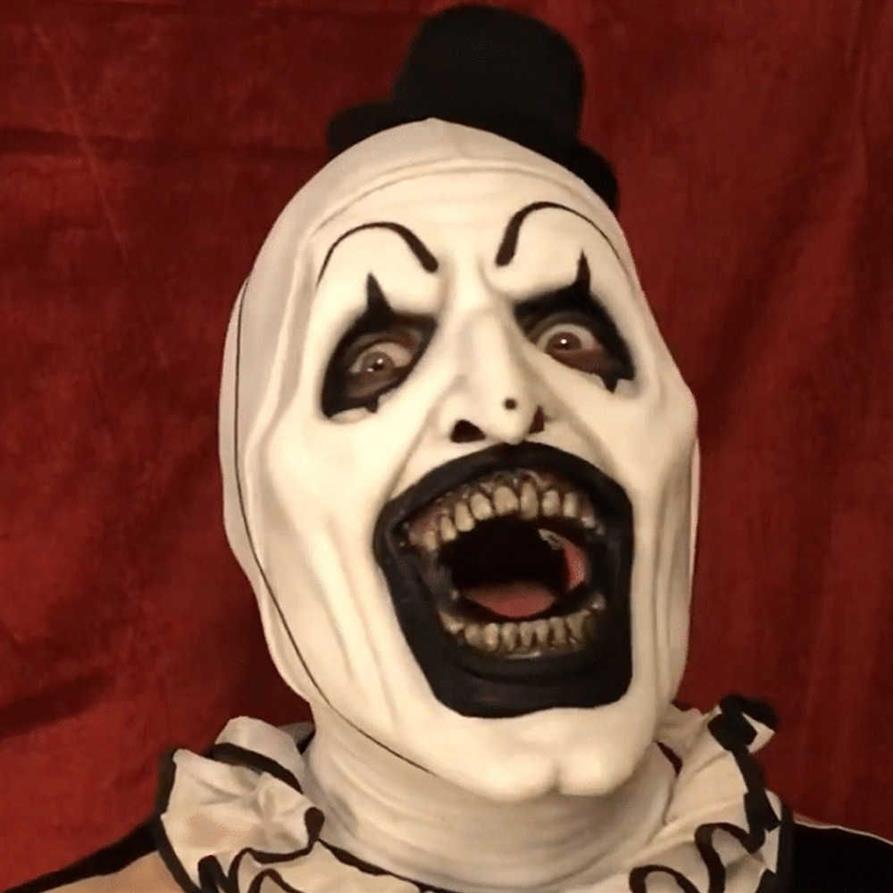 Joker Latex Mask Serifier Art The Clown Cosplay Masks Horror Full Face Helmet Costume Akcesororyczne imprezę karnawałową H343X