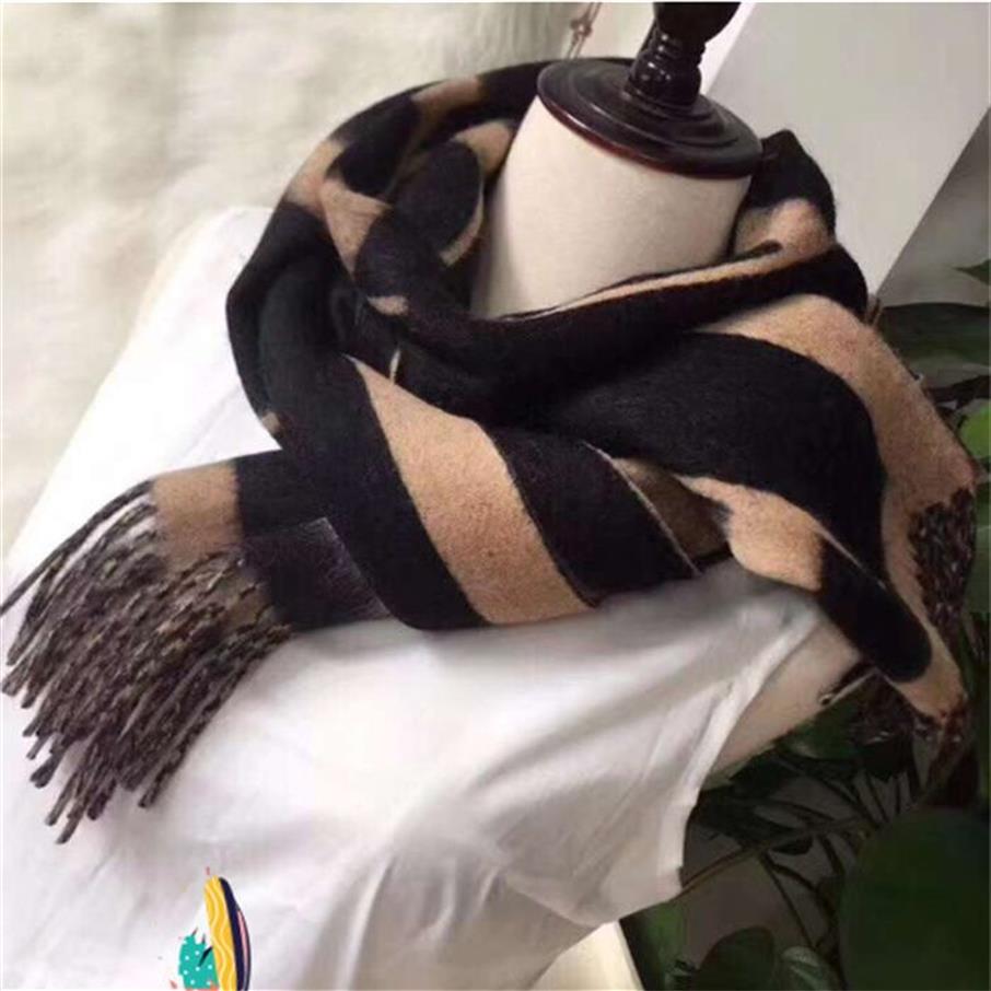 Fashion Warm BB Scarves for Women's Long Cashmere Winter Mink Wool Blend Soft Warm Letter Scarf Wrap Shawl Plaid Scarf272c