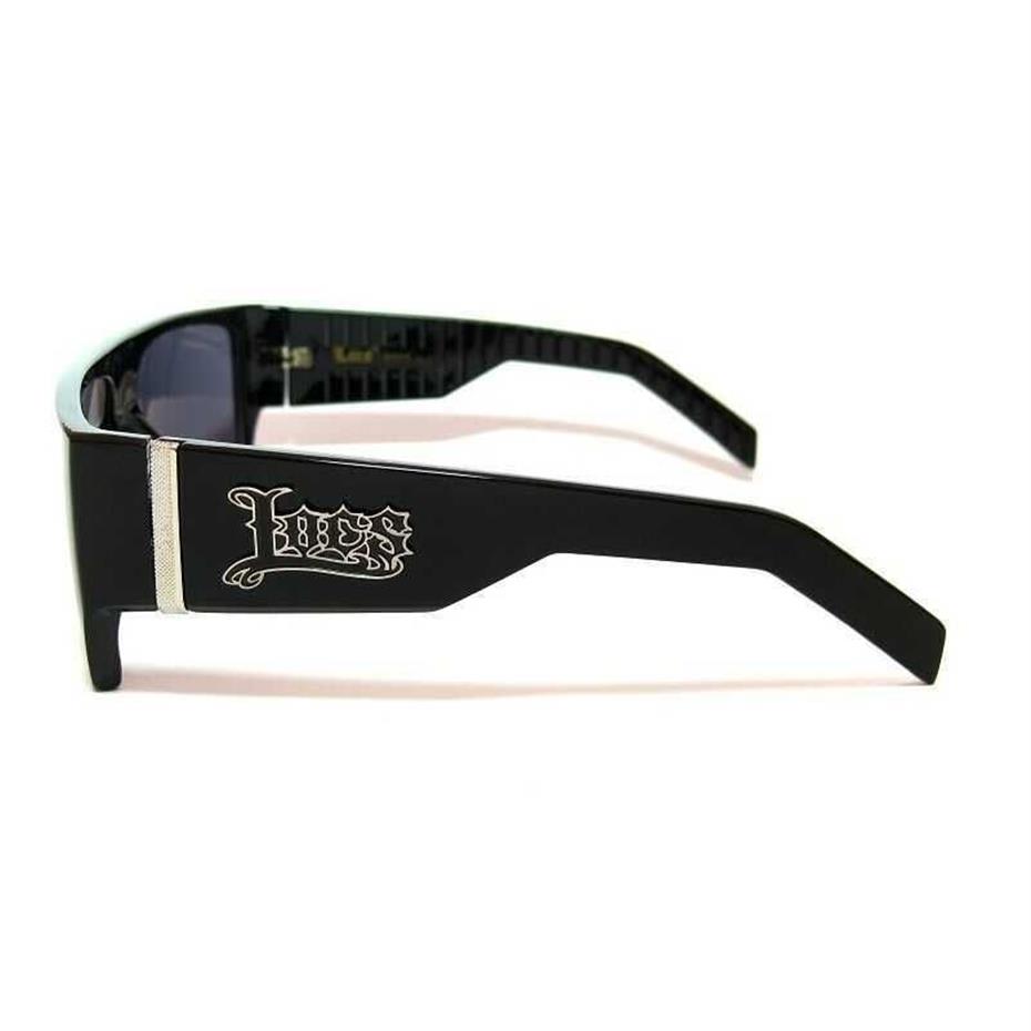 サングラスLocs -Men's Large Flat Top Frame Black Post in AUS UV 400283C