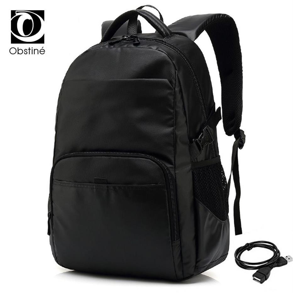 Black Backpack Male for Travel Backpacks for Men Waterproof Business Back Pack Bag Laptop Bagpack Men Bookbag Large275E