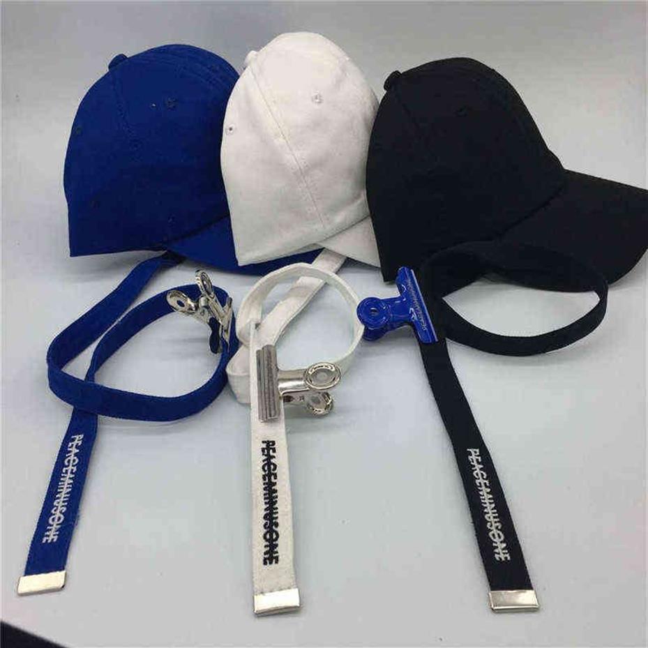 KPOP G Dragon Бейсбольная кепка с длинным ремешком с вышивкой Peaceminusone Повседневная шляпа G Dragon Модная кепка подарок на день рождения для мужчин женщин T22210f