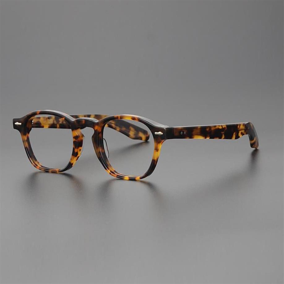 Lunettes de soleil de mode Cadres Jacqus Vintage Lunettes optiques pour hommes Série ZEPHIRIN Fabriqué à la main au Japon Tortue Acétate Myopie Eyegla237i