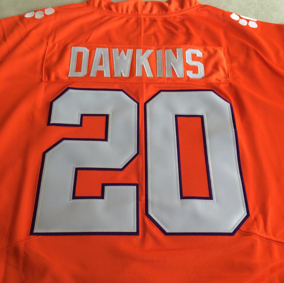 Clemson Tigers Football Jersey Trevor Lawrence Travis Etienne Jr. Amari Rodgers Isaiah Simmons Tee Higgins Hunter Renfrow Deshaun Watson Hopkins