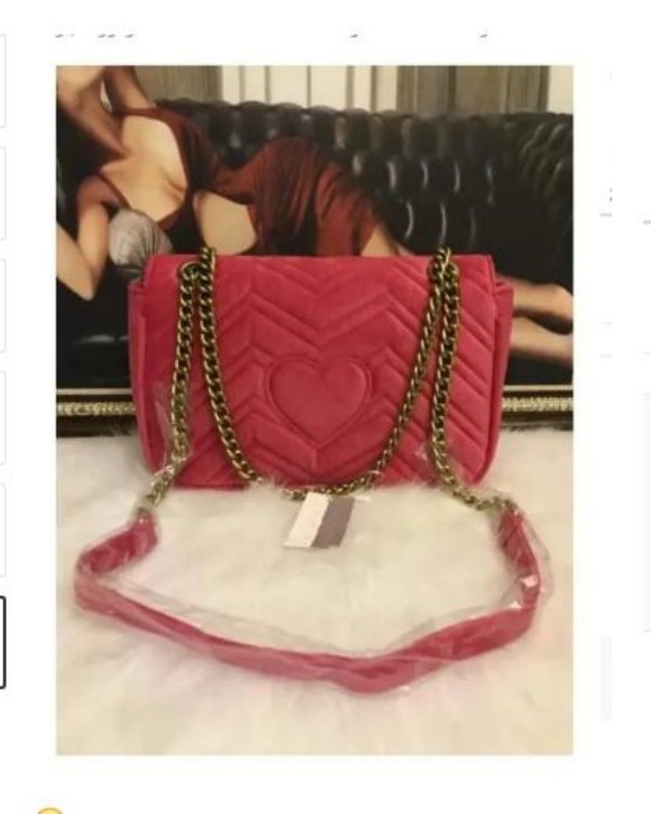 Kadın Çantalar Klasik Zincir Tek Omuz Messenger Çanta Velvet Kumaş Moda Alışveriş Çantaları Çanta Hobo Çanta Lüks Tasarımcı Çantalar Flep Cüzdan Tote Evrak Çekimi