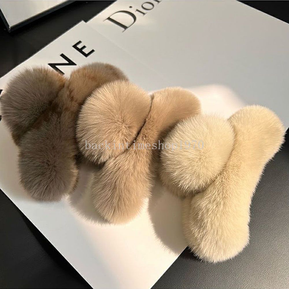 Eşel Peluş Saç Pençesi Büyük Boyut Peluş Grab Clip At kuyruğu Klipi Kürk Büyük Saçkoplar Köpekbalığı Klip Klip Tavşan Kürk Saç Klipsi 16cm büyük