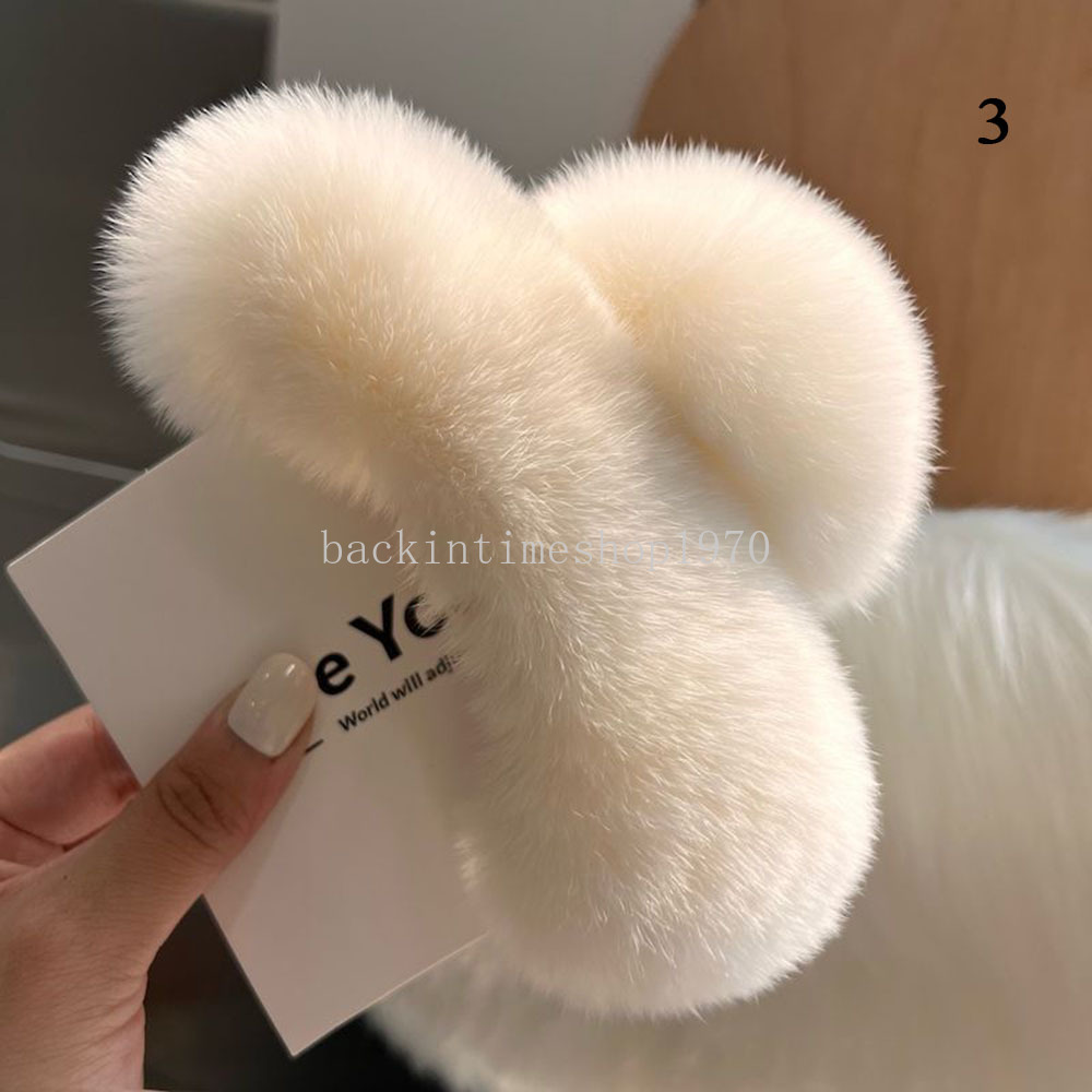 Eşel Peluş Saç Pençesi Büyük Boyut Peluş Grab Clip At kuyruğu Klipi Kürk Büyük Saçkoplar Köpekbalığı Klip Klip Tavşan Kürk Saç Klipsi 16cm büyük