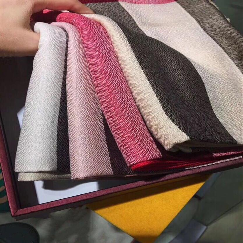 2022 Kvinnans halsdukar Wraps Winter Thick Cashmere Scarf Patchwork Plaid Shawl 180 x70 cm296k