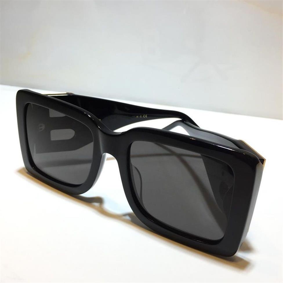Nieuwe 4312 metalen letter B zonnebril eenvoudig vierkant groot frame retro bril mode-stijl vierkant frame UV 400 lens topkwaliteit komt 2854
