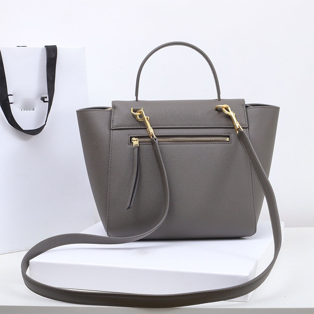 Designer Lady Mini sac de ceinture en cuir de veau Bandoulière amovible avec poignée en cuir zippée Designer Luxury Women Bag Ladies Leisure Handbag Luxury Ladies