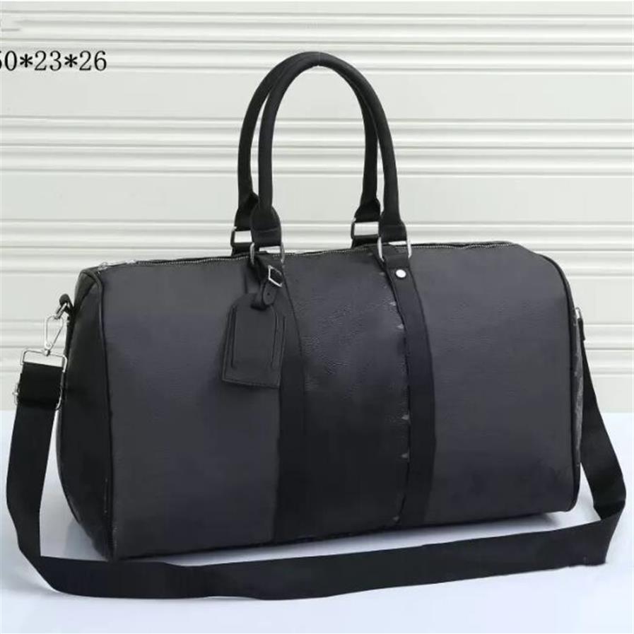 Duffle bag Classic 45 50 55 Travel luggage handbag leather crossbody totes shoulder Bags mens womens handbags260G