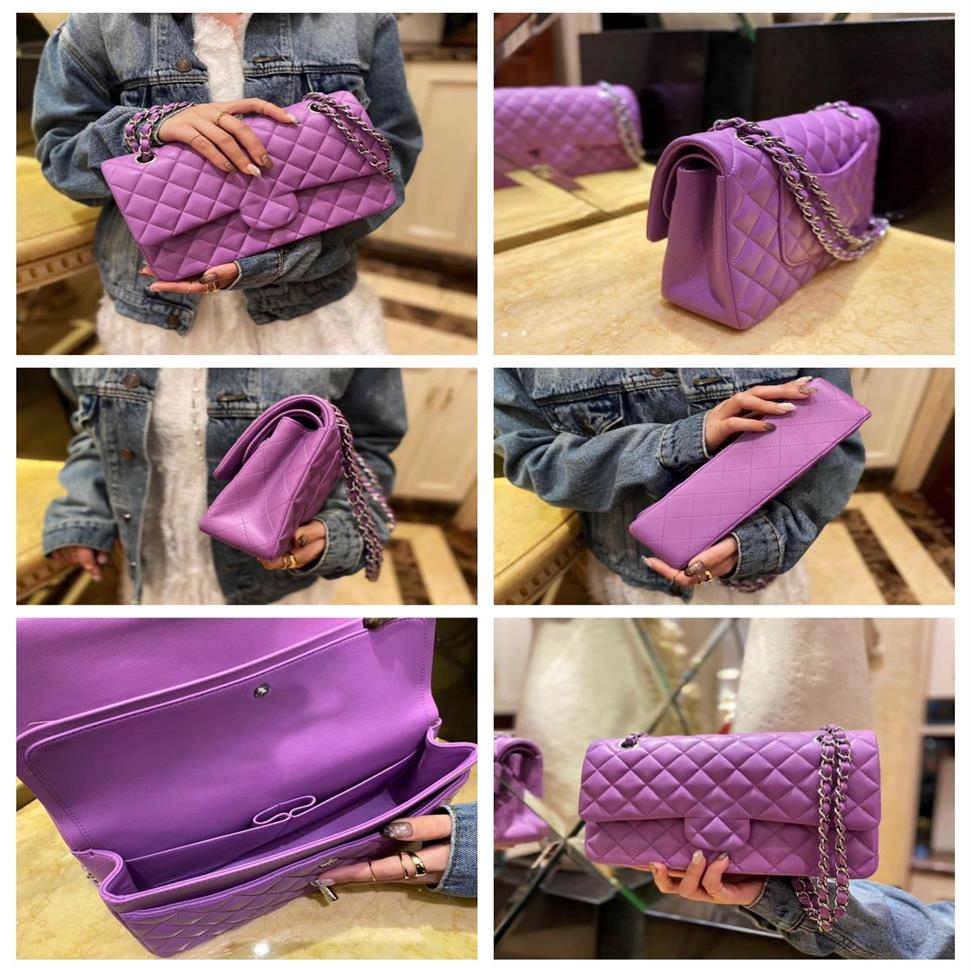 10a Mujeres Bolso de moda Famoso diseñador de la marca Hombres Magas de mujeres One-Hohor Súper Súper Semana de oveja Samas Damas de oro de gran capacidad CH331T