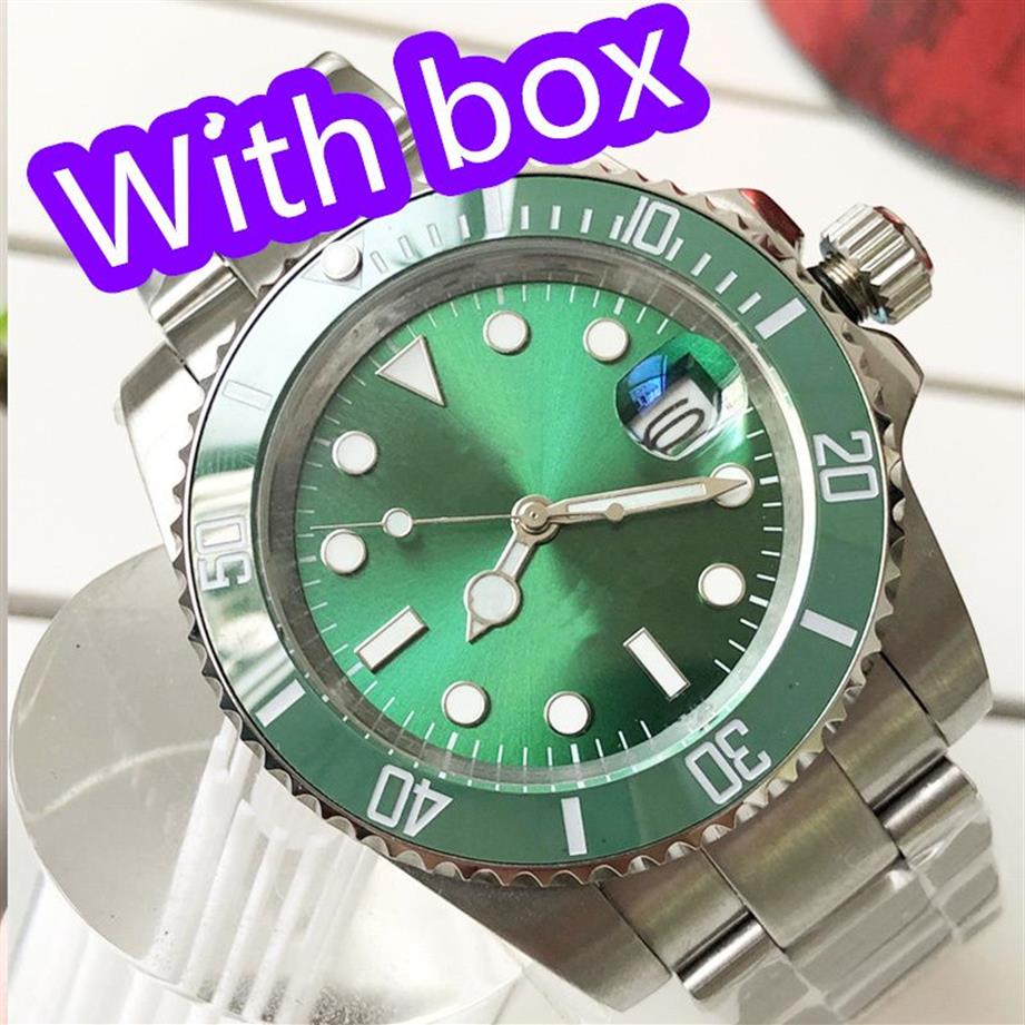 2022NEW man watch automatic mechanical ceramics watches 40mm full stainless steel Gliding clasp Swim wristwatches sapphire super l293l