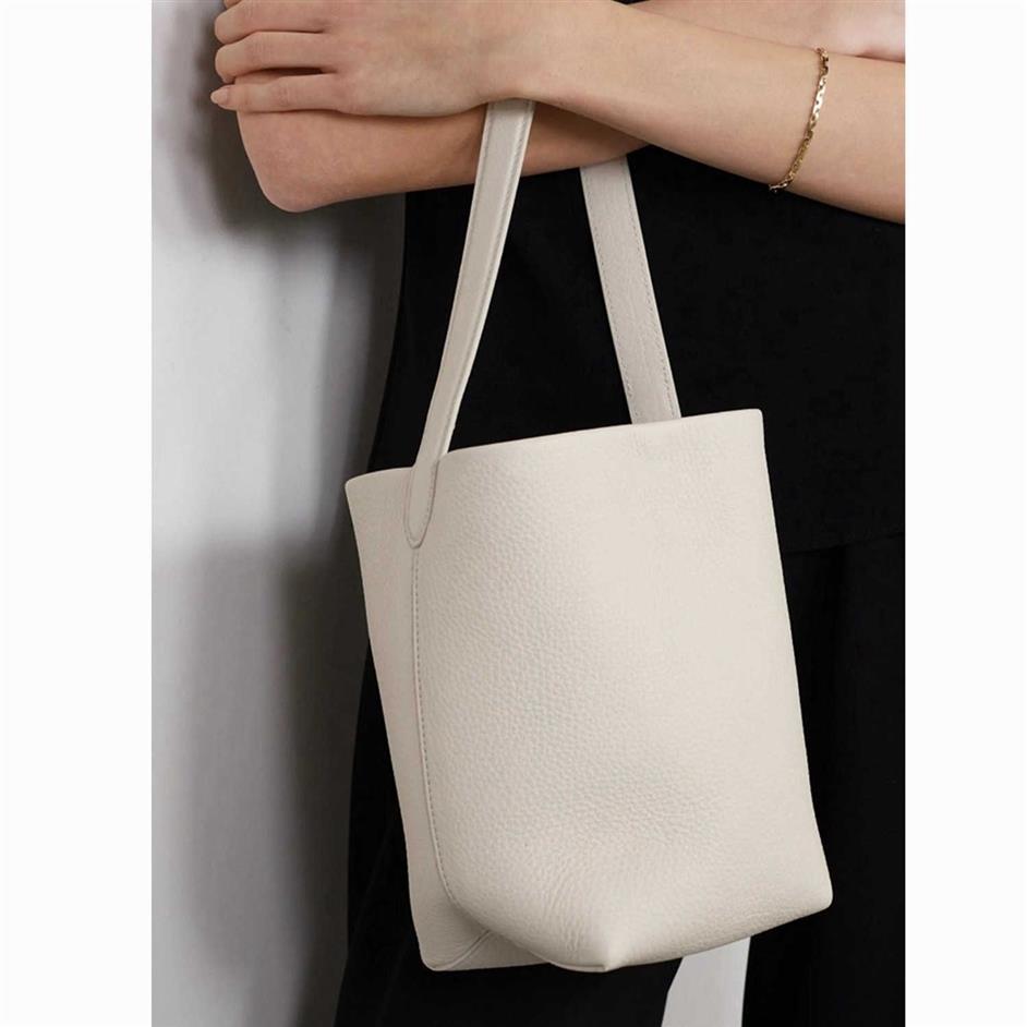 أكياس الصفوف مصمم دلو الصيف الجديد طبقة صغيرة صغيرة Lychee Grain Cowhide Bag Bag Ins Handbag Female3016
