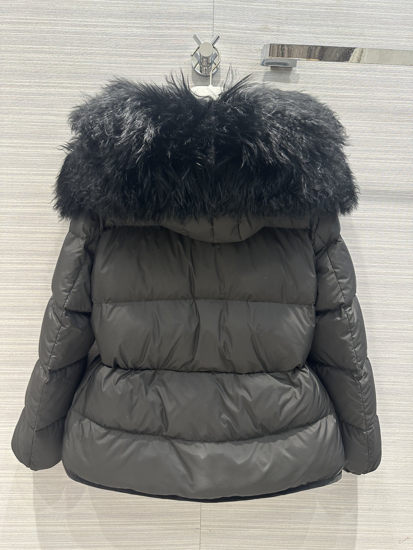 Milan Runway's Women's Down Parkas 2023 Nowa jesień zimowa marka z kapturem w tym samym stylu płaszcze damskie kurtki 1210-5