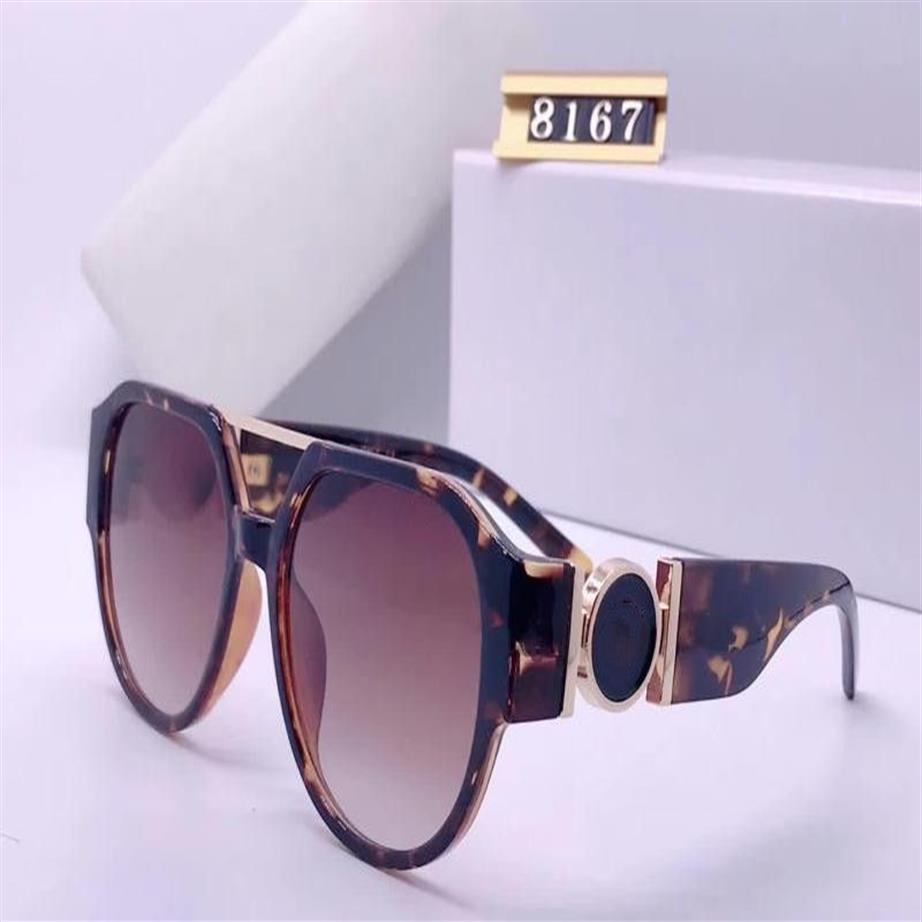 Brille Sonnenbrille 8167 Schwarz Gold Graue Linse Geometrisch Übergroße Herren-Damen-Sonnenbrille Neu mit Etikett Übergroße ovale Damen-Sonnenbrille219N