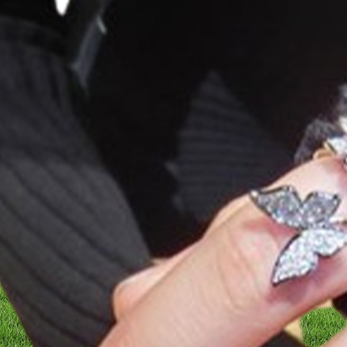 Vecalon Butterfly Promise Ring 925 Sterling Silver 5A CZ Statement Band Anchages pour femmes bijoux de doigt de fête de mariée43275914522015