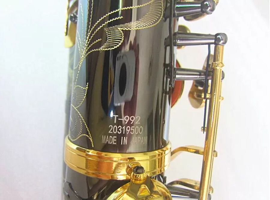 Marca japonesa T-901 B saxofone tenor plano preto níquel ouro instrumento musical novo saxofone profissional