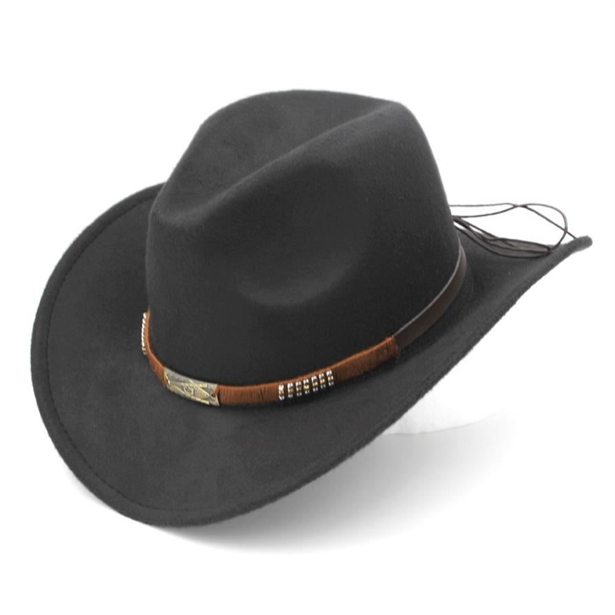 Cappello da cowboy occidentale bambini, ragazzi e ragazze, a tesa larga, con decorazioni a fascia lavorate a mano Halloween, Natale, compleanno, 298 g