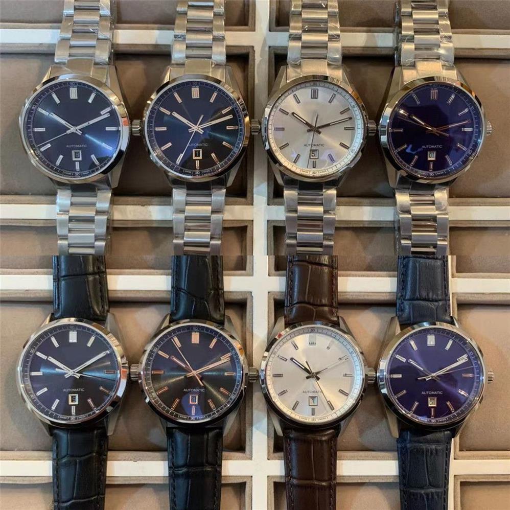 Relogio masculino estilo de negócios relógios masculinos designer moda banda aço inoxidável relógio exclusivo com calendário tag watche 2022255d