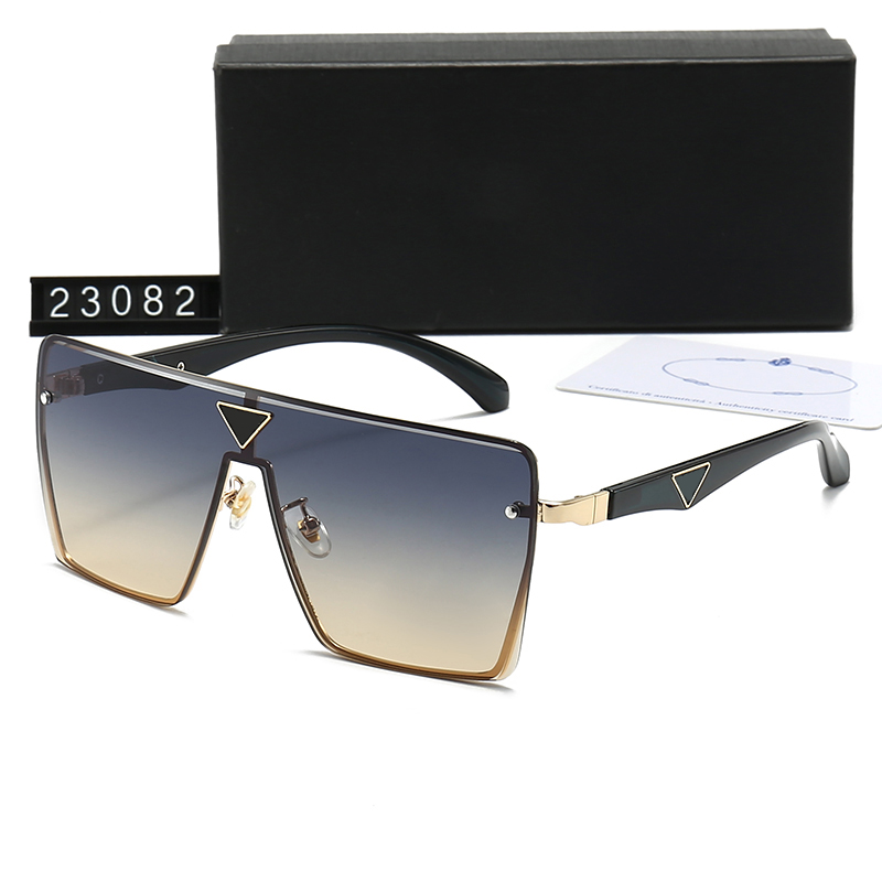 Women's Sunglasses Personalized Designer Cool Polarized Glasses Original Box Square Frame Triangle Sign