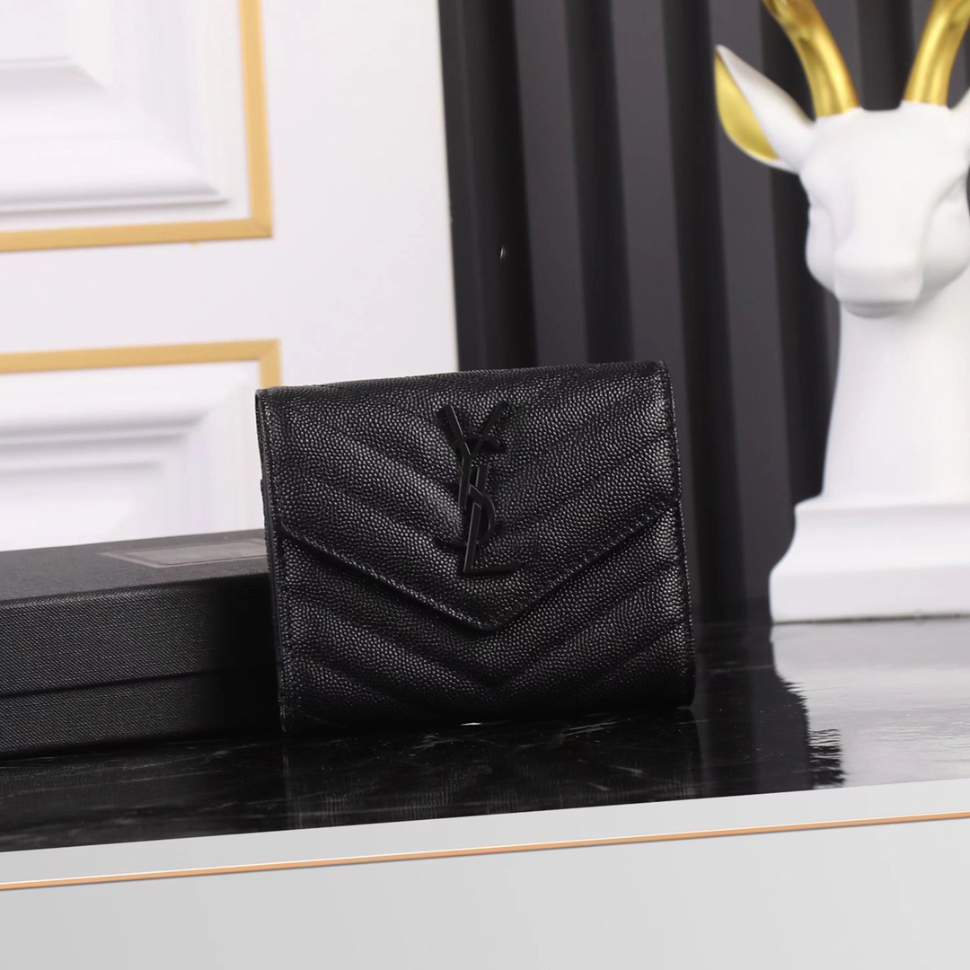 Berömd designer Luxury Coin Purse Card Holder Genuineleather Flip Envelope Bag Casual Women Liten Square Bag Shortwallet With Box